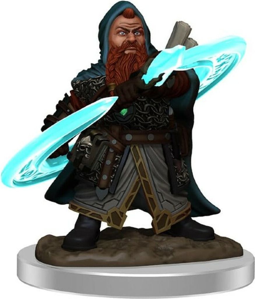 WizKids Pathfinder Painted Premium: Male Dwarf Sorcerer - obrázek 1