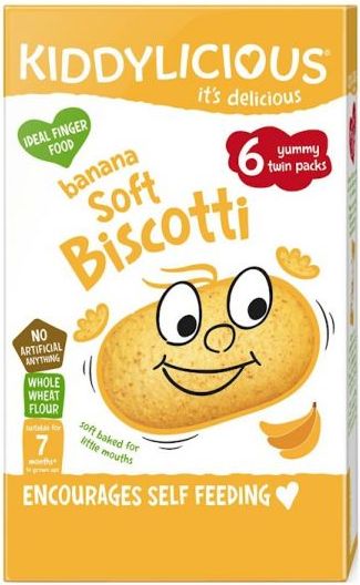 6x KIDDYLICIOUS Sušenky měkké banánové - obrázek 2