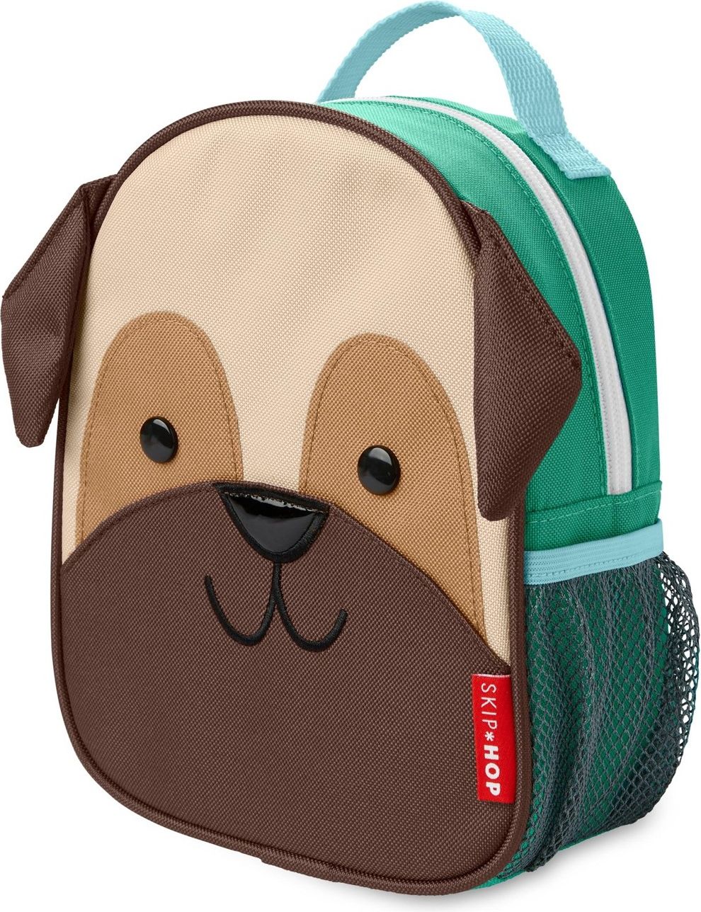 SKIP HOP Zoo Batůžek s bezpečnostním vodítkem Mopslík 1+ - obrázek 1