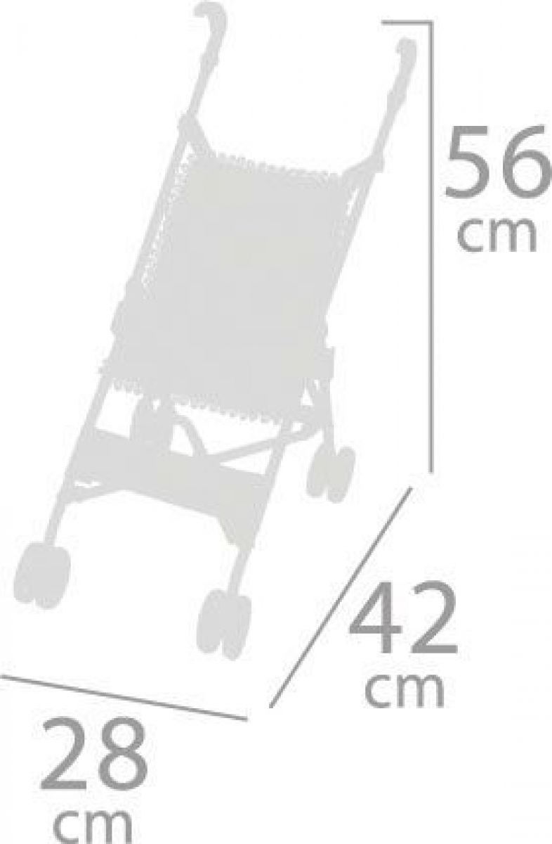 DeCuevas Skládací kočárek pro panenky golfové hole Luky 2021 56 cm - obrázek 3