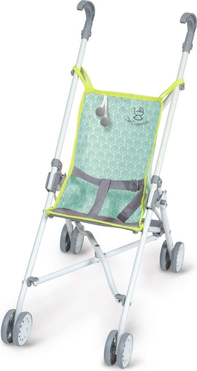 DeCuevas Skládací kočárek pro panenky golfové hole zelené 56 cm - obrázek 1