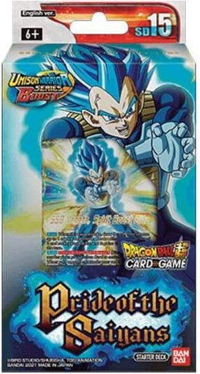 Bandai DragonBall Super Card Game Starter Deck [SD15] - Pride of the Saiyans - obrázek 1