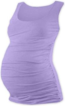 Těhotenský top JOHANKA - levandule, Velikosti těh. moda XXL/XXXL - obrázek 1