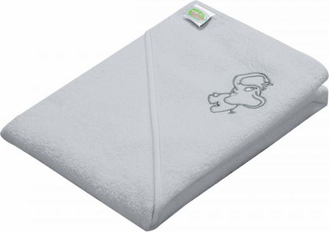 Odenwälder Osuška s kapucí 100x100 cm Elefant Light Grey 2021 - obrázek 1