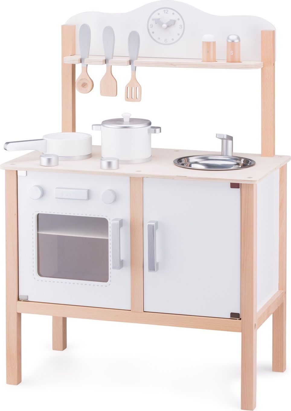 New Classic Toys Moderní bílá dřevěná kuchyňka - obrázek 2