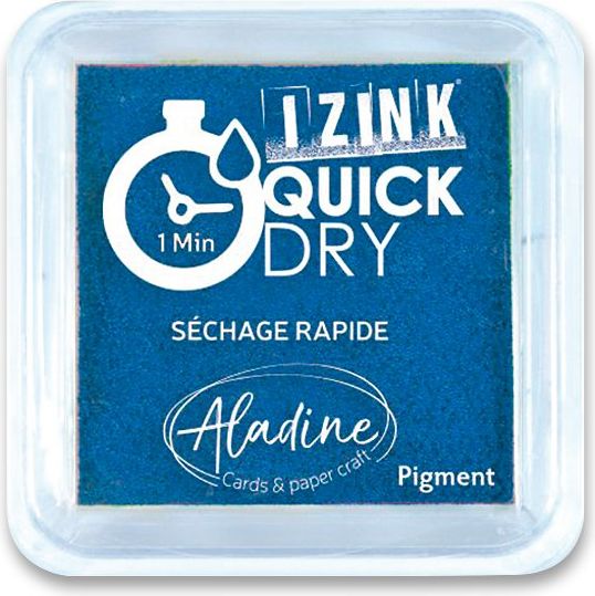 AladinE Razítkovací polštářek Izink Quick Dry modrá 19540 1 ks - obrázek 1