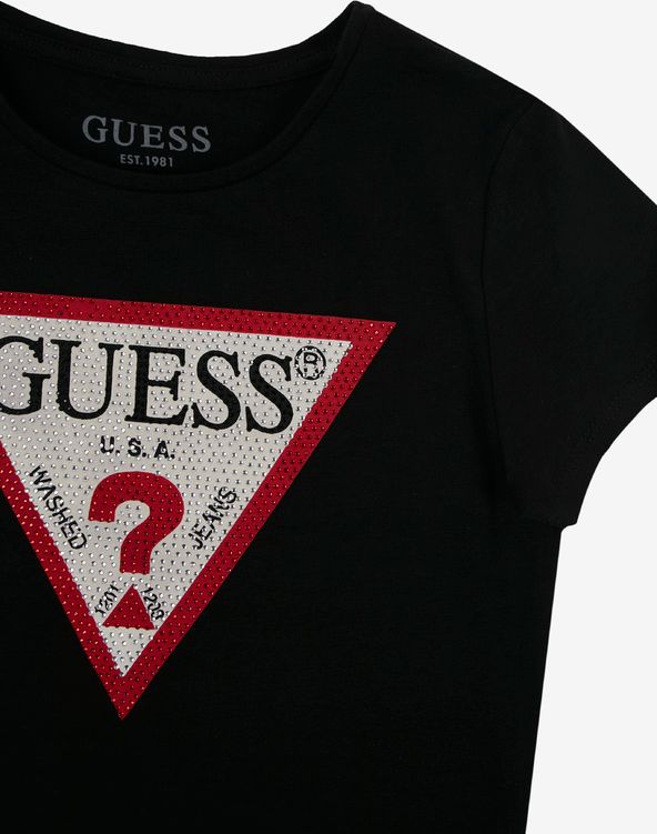 Triko dětské Guess | Černá | Dívčí | 7 let - obrázek 3