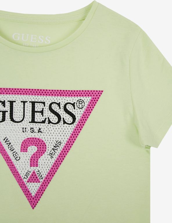 Triko dětské Guess | Žlutá | Dívčí | 7 let - obrázek 3