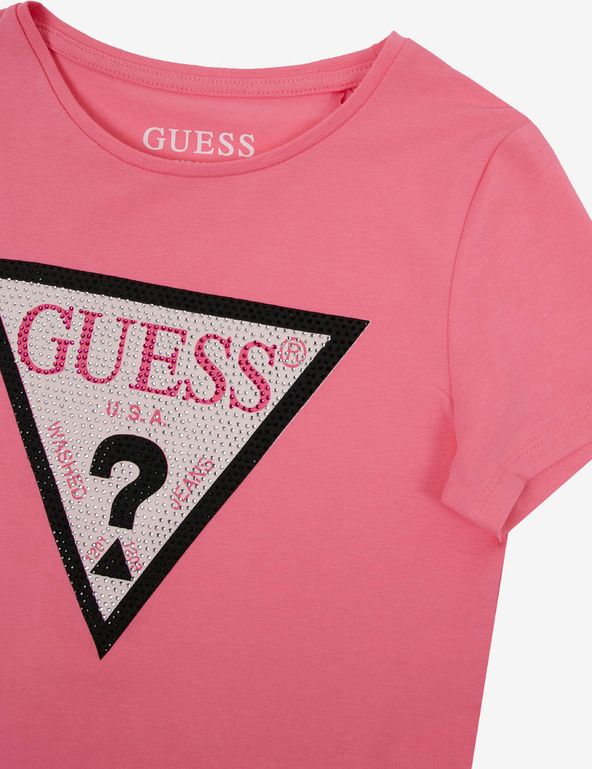 Triko dětské Guess | Růžová | Dívčí | 7 let - obrázek 3