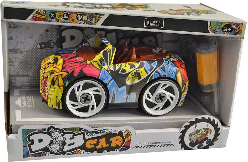 Auto ke šroubování 14cm set s nástroji 2 druhy v krabici plast - obrázek 2