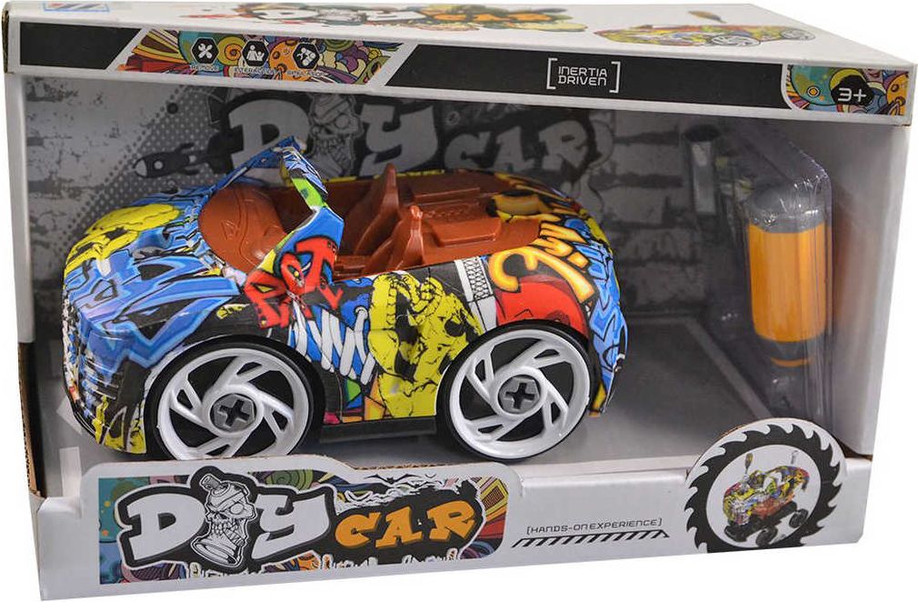 Auto ke šroubování 14cm set s nástroji 2 druhy v krabici plast - obrázek 3