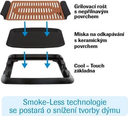 Mediashop Livington Smokeless Grill Interiérový gril Deluxe - obrázek 9