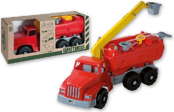 RAPPA Hasičký vůz s plošinou a funkční stříkačkou - délka 74 cm - obrázek 3