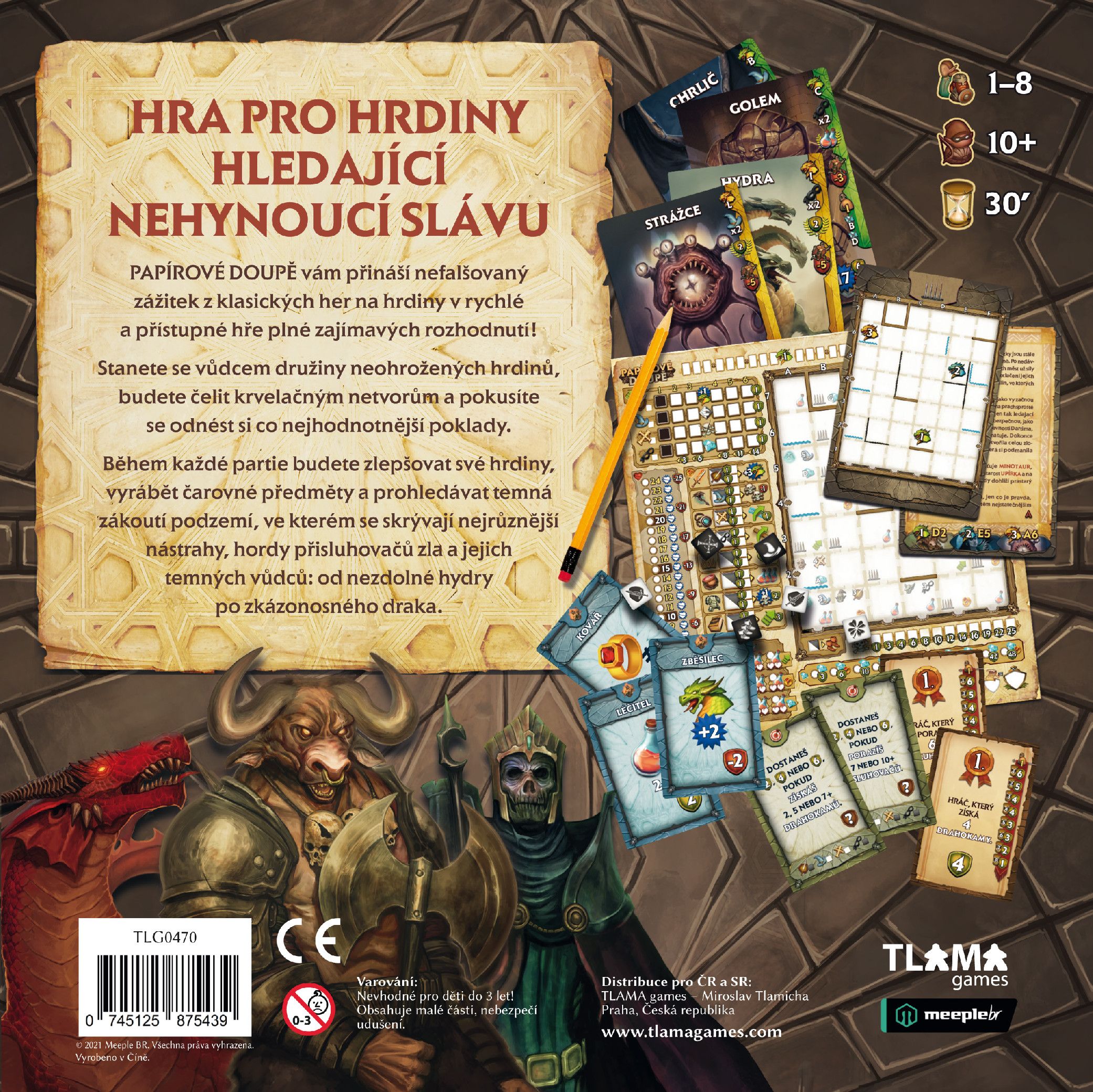 TLAMA games Papírové Doupě: Čmarovné dobrodružství - obrázek 3
