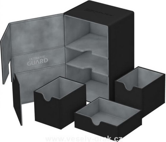 Ultimate Guard Krabice Ultimate Guard Twin Flip´n´Tray 160+ Standard Size XenoSkin Black - obrázek 1