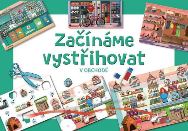 Začínáme vystřihovat - V obchodě - obrázek 1