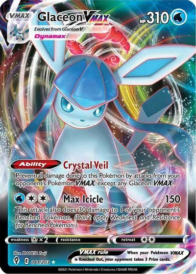 Glaceon VMAX /POKEMON - Evolving Skies - obrázek 1