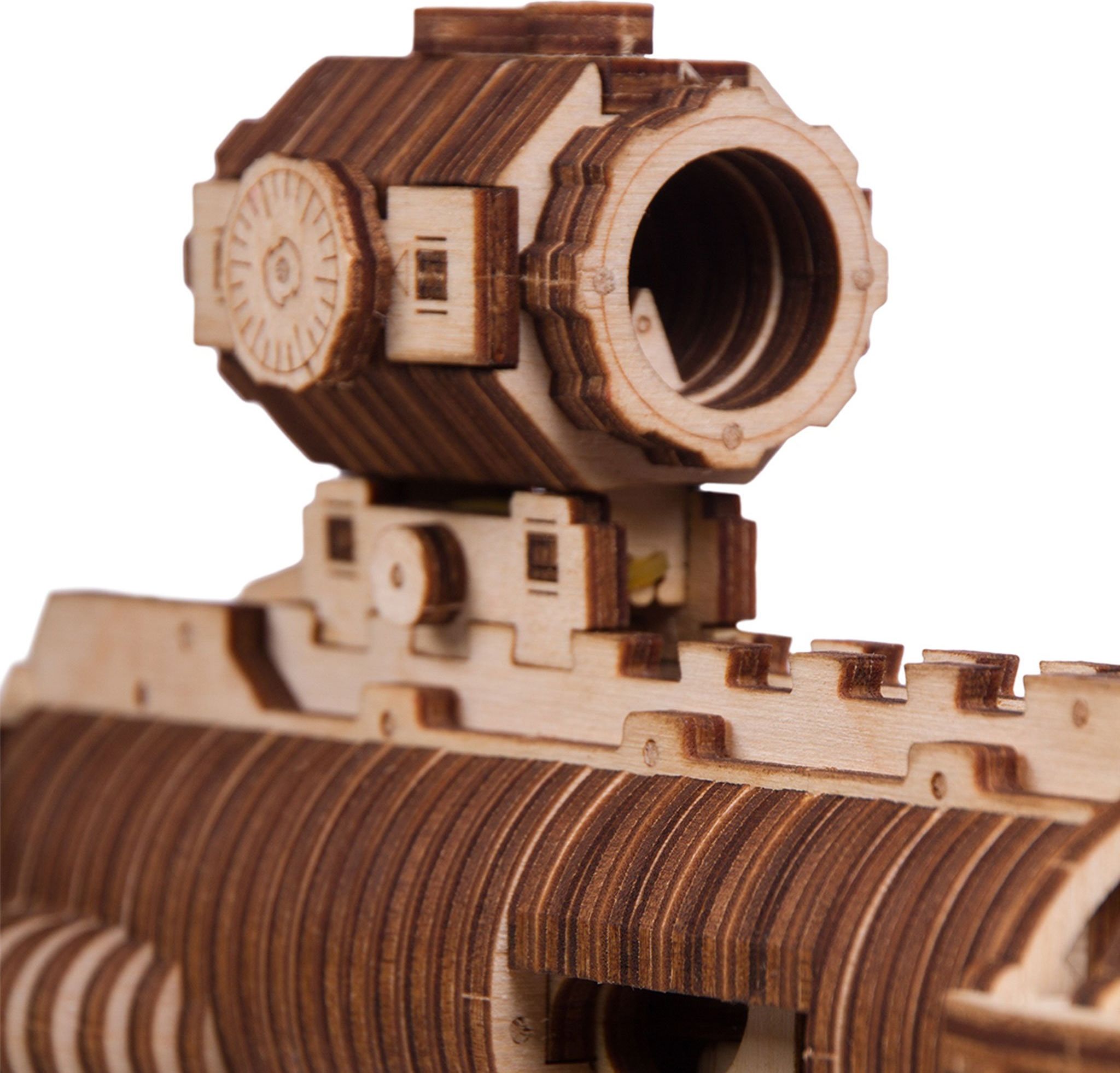 Wood Trick "Útočná zbraň AR-T" - 3D dřevěné mechanické puzzle - obrázek 4