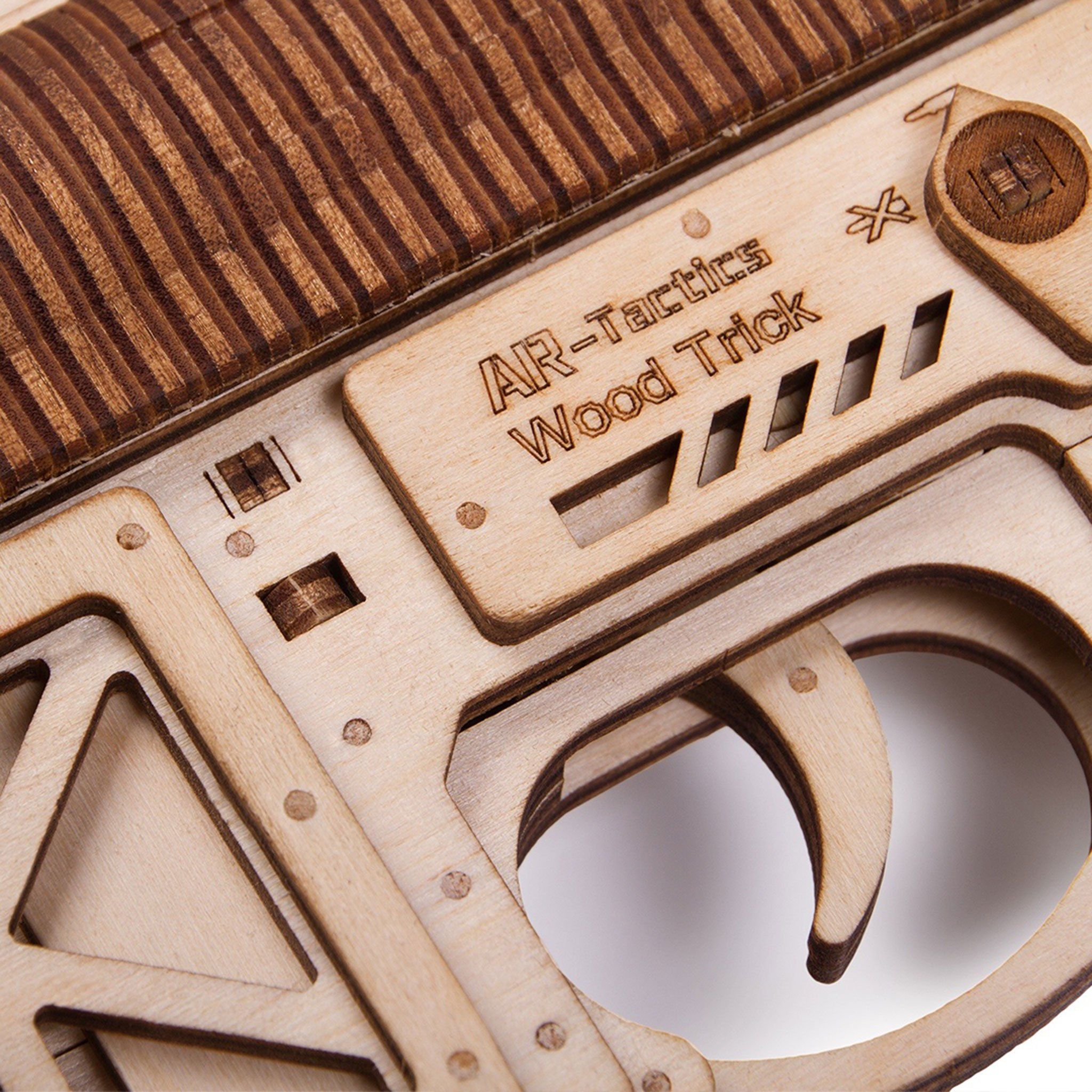 Wood Trick "Útočná zbraň AR-T" - 3D dřevěné mechanické puzzle - obrázek 6