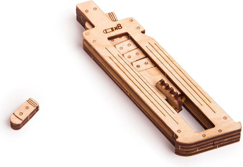 Wood Trick "Útočná zbraň" - 3D dřevěné mechanické puzzle - obrázek 6