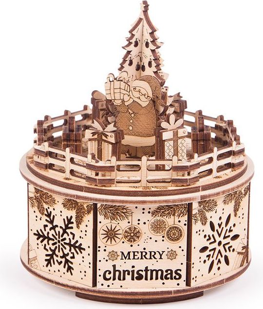 Wood Trick  "Dárky od Santy" - 3D dřevěné mechanické puzzle - obrázek 1