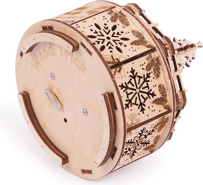 Wood Trick  "Dárky od Santy" - 3D dřevěné mechanické puzzle - obrázek 3