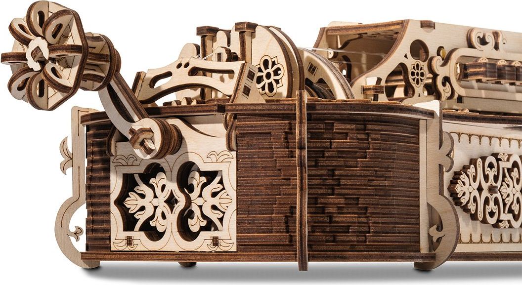 Wood Trick  "Da Vinciho lyra" - 3D dřevěné mechanické puzzle - obrázek 4