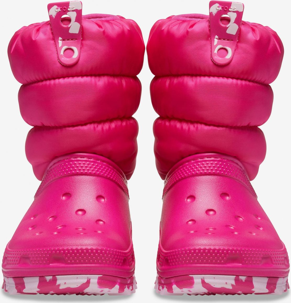 Crocs růžové dívčí sněhule - 33-34 - obrázek 3