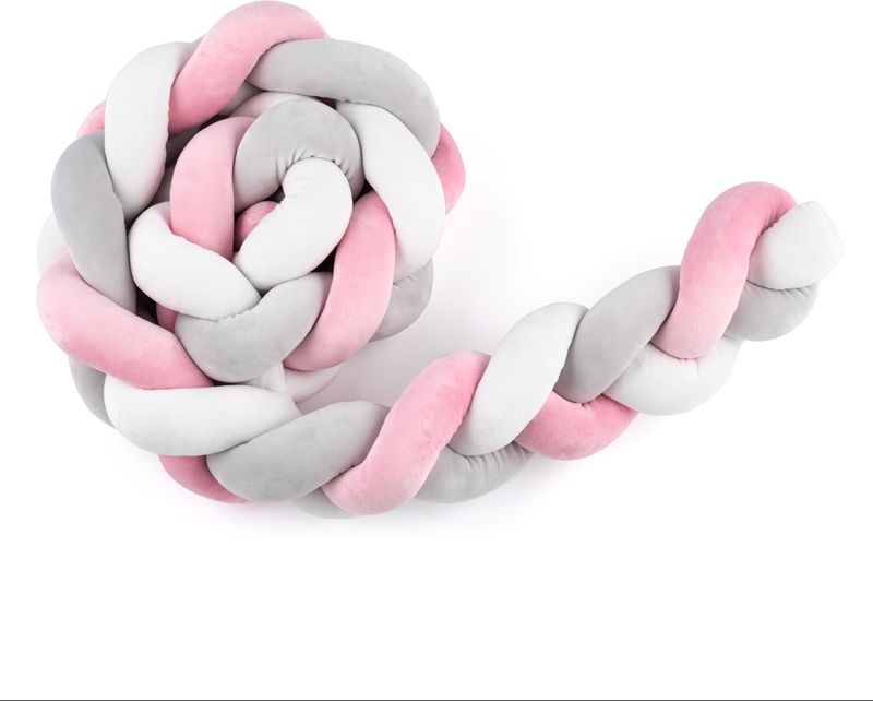 PETITE&MARS Mantinel pletený Mellow 180 cm Rose - obrázek 1