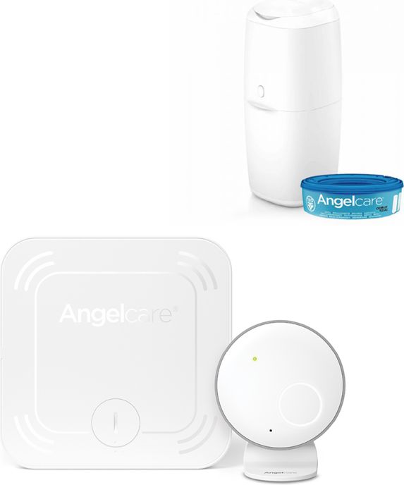ANGELCARE AC027 Monitor pohybu dechu + koš na pleny Classic + 1 kazeta - obrázek 1