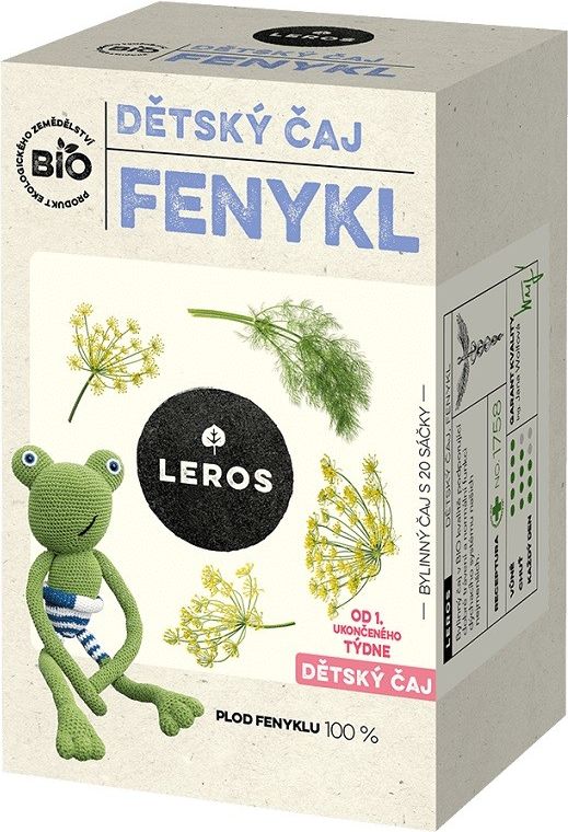 LEROS Dětský čaj Fenykl BIO 20x1.5g - obrázek 1