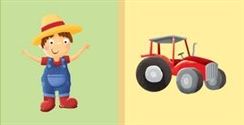 Detská knižka Farmár Traktor - obrázek 1