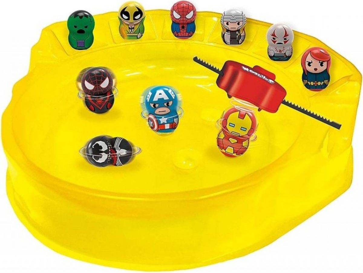 TM Toys Wooblies Marvel Bojová Aréna s 2 turbo vystřelovači - obrázek 2
