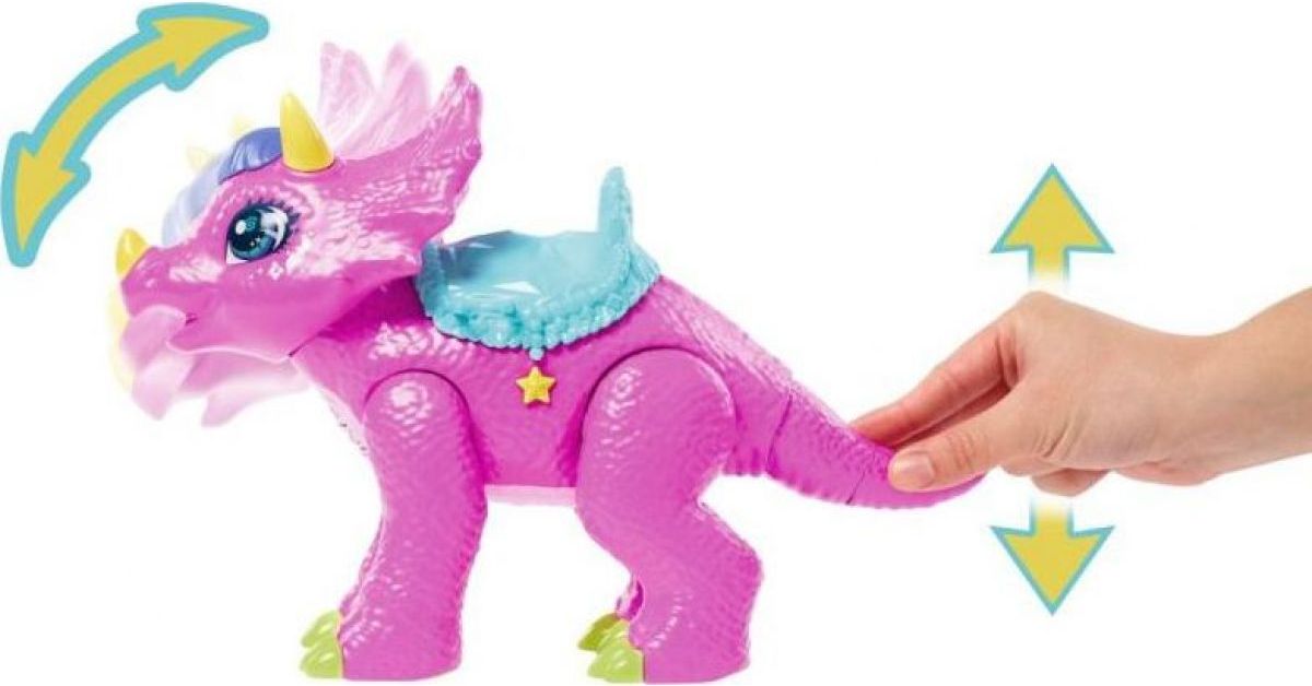 Mattel Cave Club panenka party teila s dino zvířátkem - obrázek 3