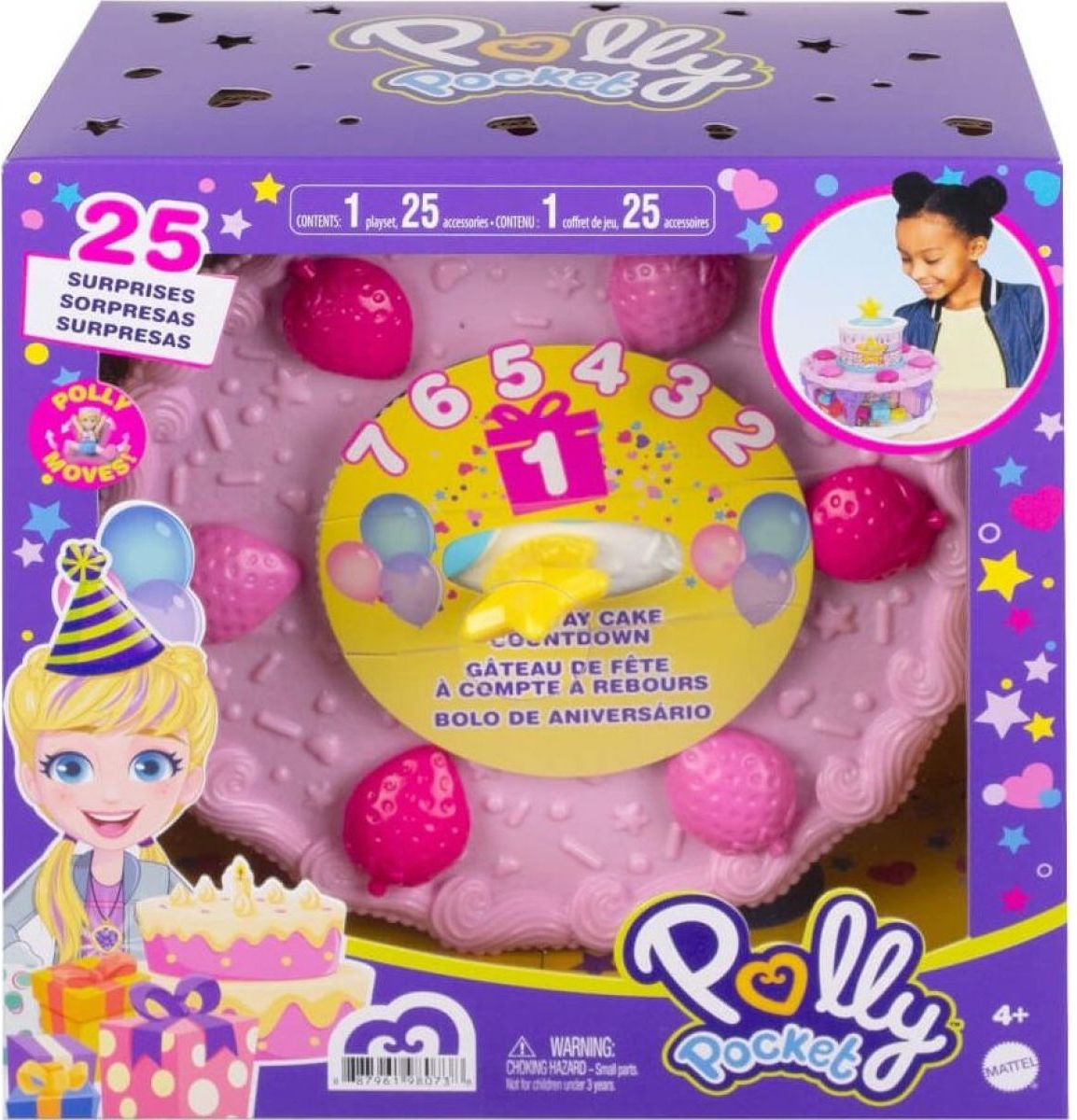 Mattel Polly Pocket narozeninový kalendář - obrázek 7