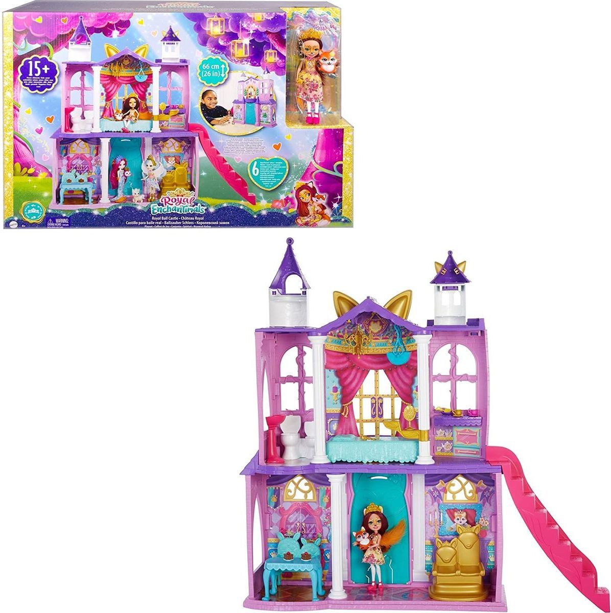 Mattel Enchantimals královský zámek kolekce royal herní set - obrázek 2