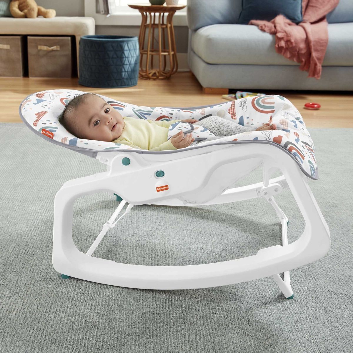 Fisher Price sedátko s duhou od miminka po batole - obrázek 2