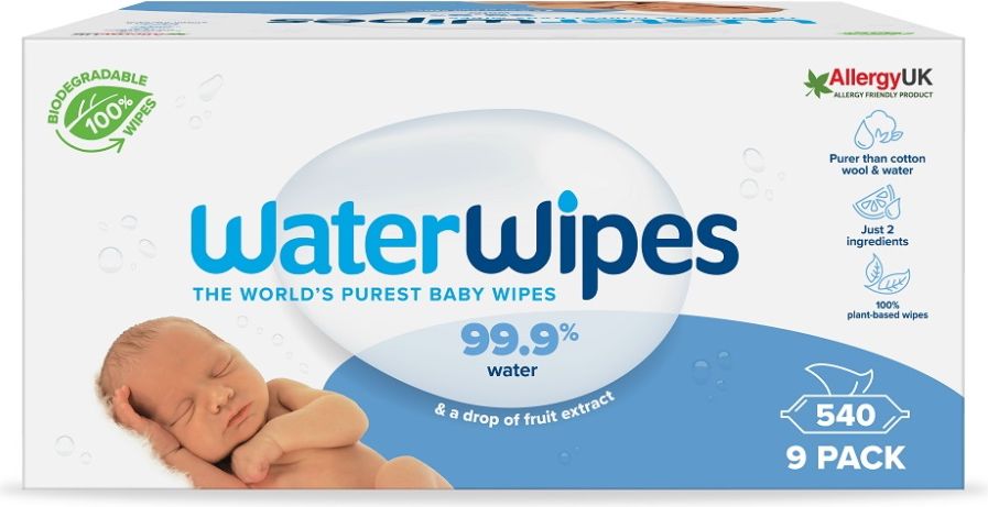 Water Wipes 100% BIO odbouratelné ubrousky 9x 60 ks - obrázek 1