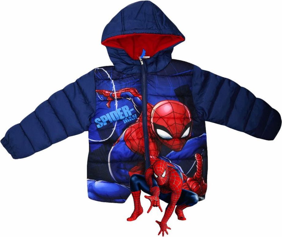 SETINO Chlapecká zimní bunda "Spider-man" - tmavě modrá - 98 / 2–3 let - obrázek 1