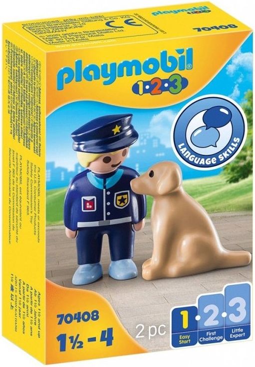 Playmobil 70408 Policista se psem - obrázek 1