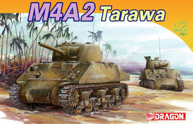 DRAGON Model Kit tank 7305 - M4A2 TARAWA (1:72) - obrázek 1