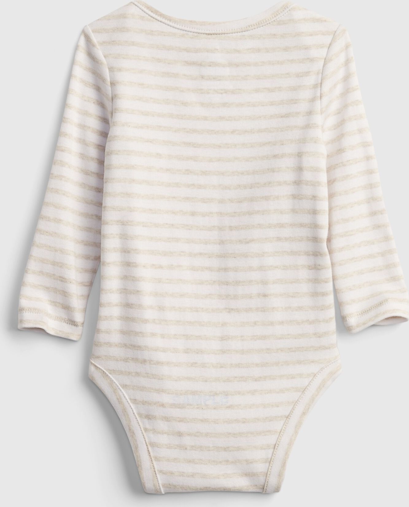 Šedé holčičí body strips bear bodysuit - 62-68 - obrázek 2