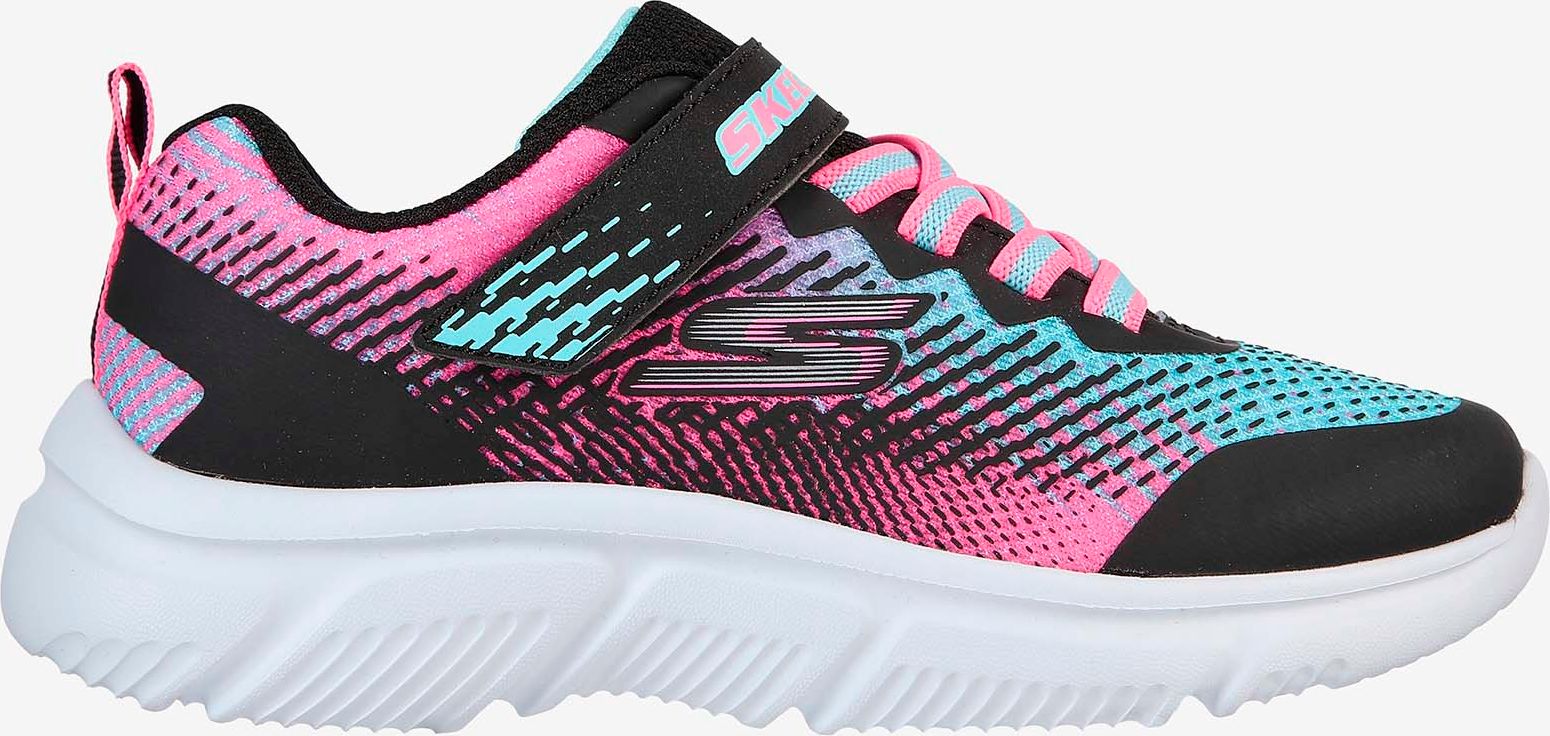 Růžovo-černé holčičí tenisky Skechers - 27 - obrázek 2