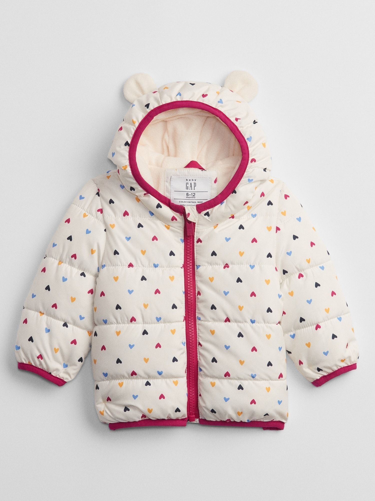 Bílá holčičí bunda wmst jacket - 50-68 - obrázek 1