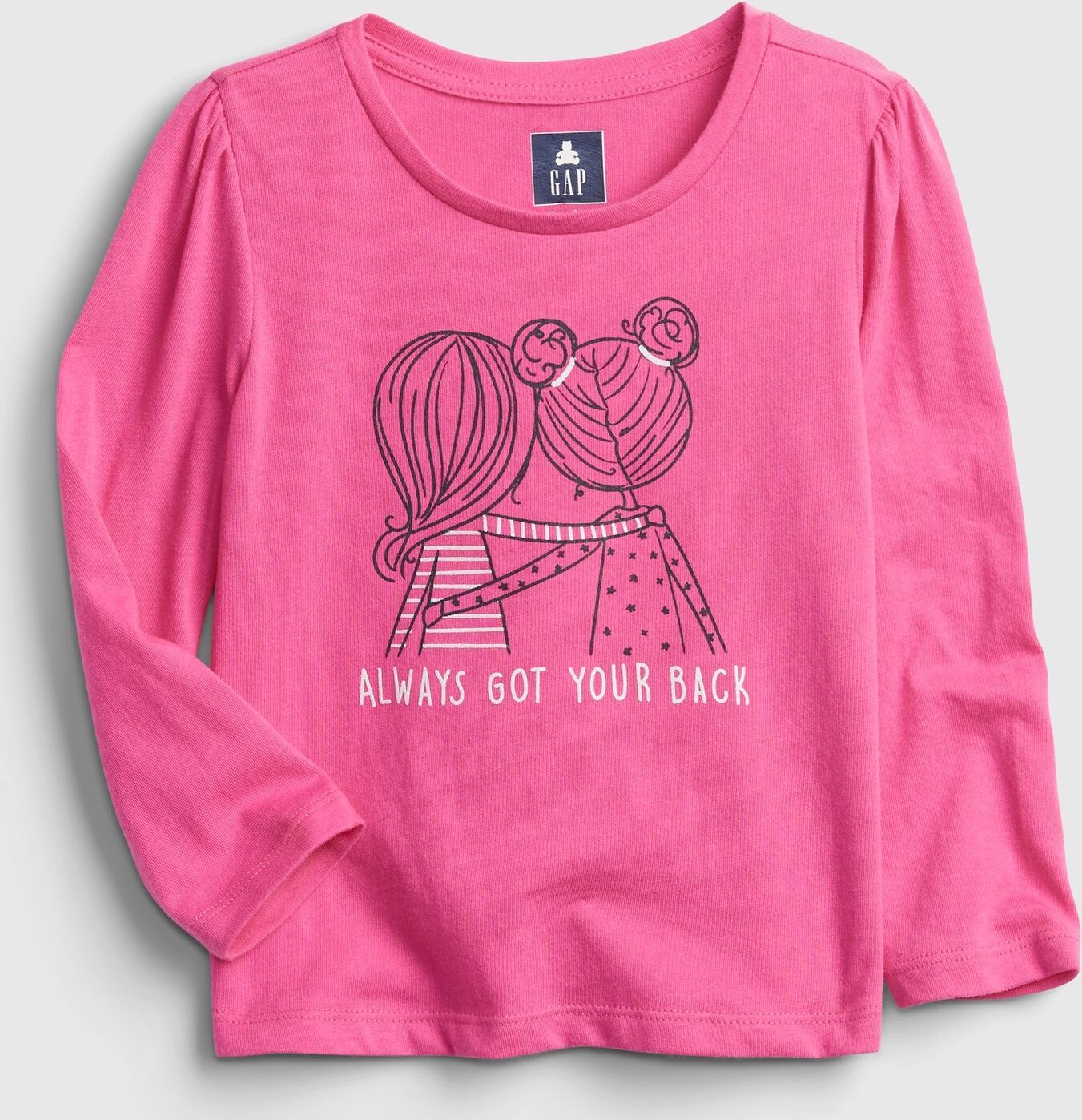 Růžové holčičí tričko graphic t-shirt - 98 - obrázek 1