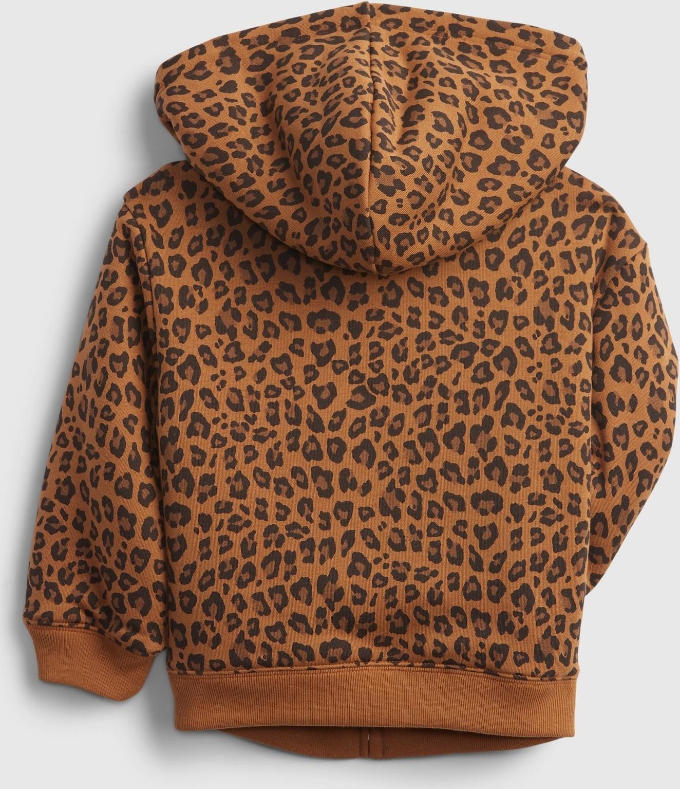 Hnědá holčičí mikina Detská GAP Logo cozy hoodie - 92 - obrázek 2
