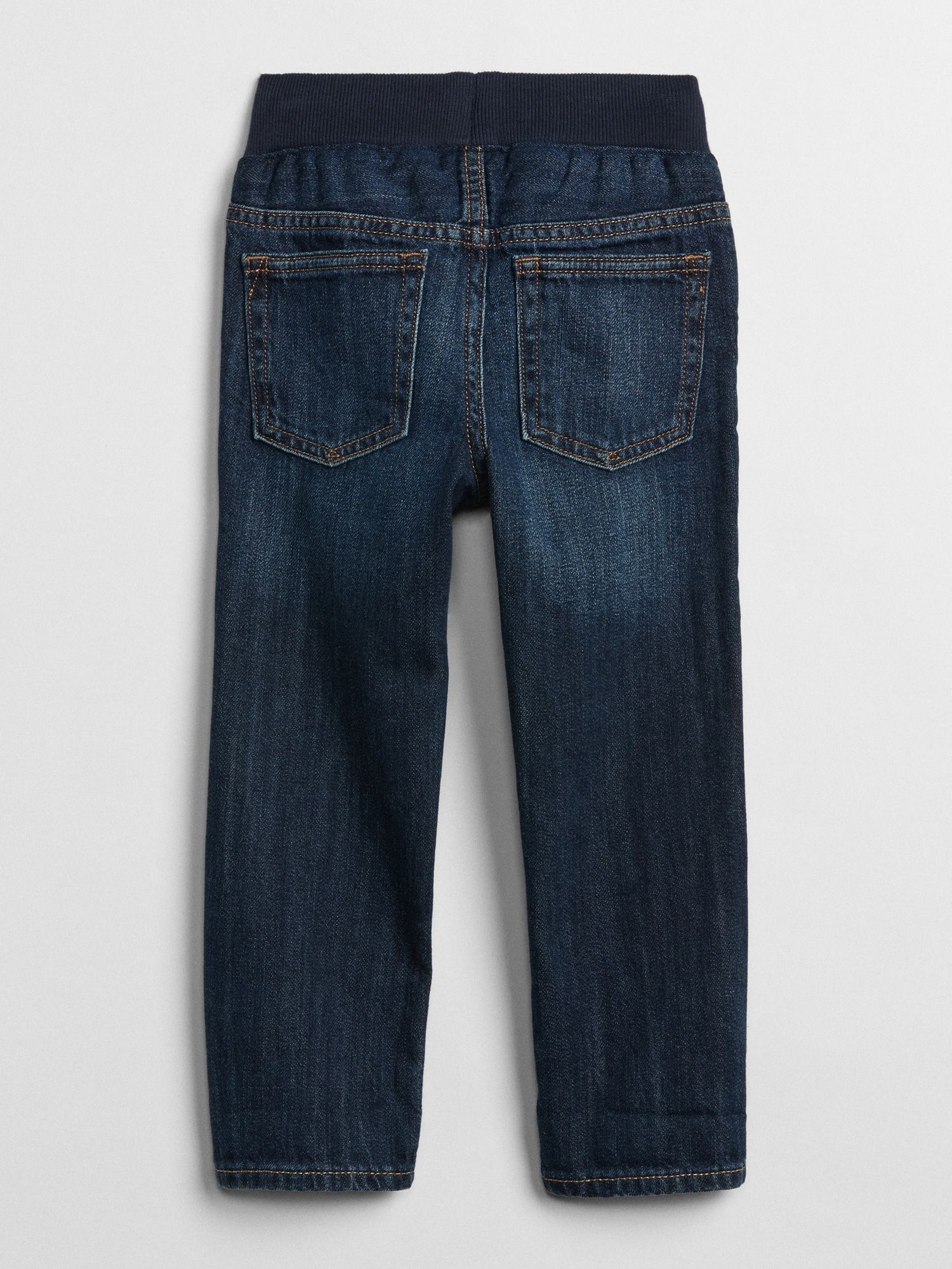 Modré klučičí džíny pull-on slim jeans with Washwell - 80-86 - obrázek 2