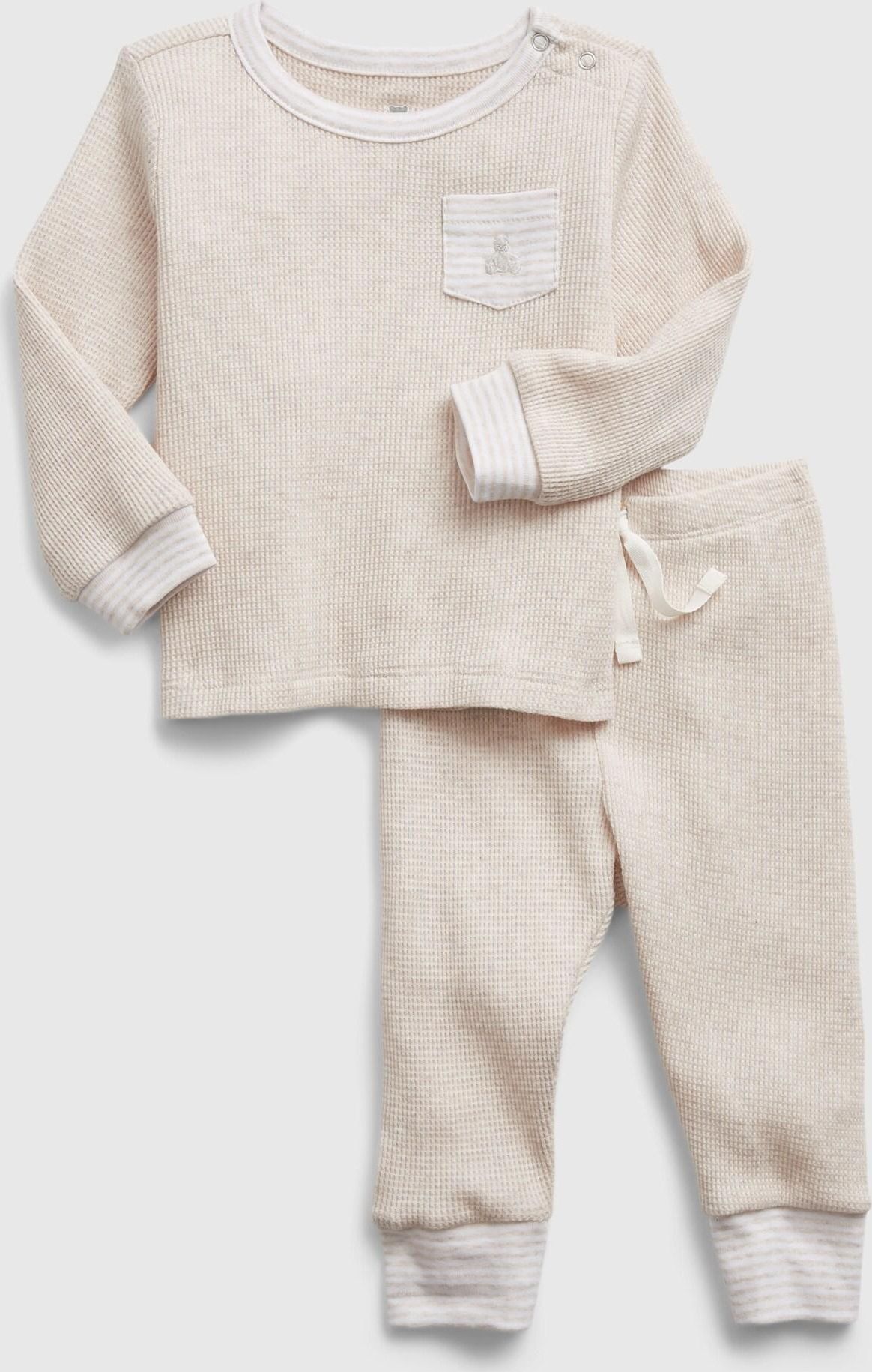 Smetanová klučičí souprava thermal set - 50-62 - obrázek 1