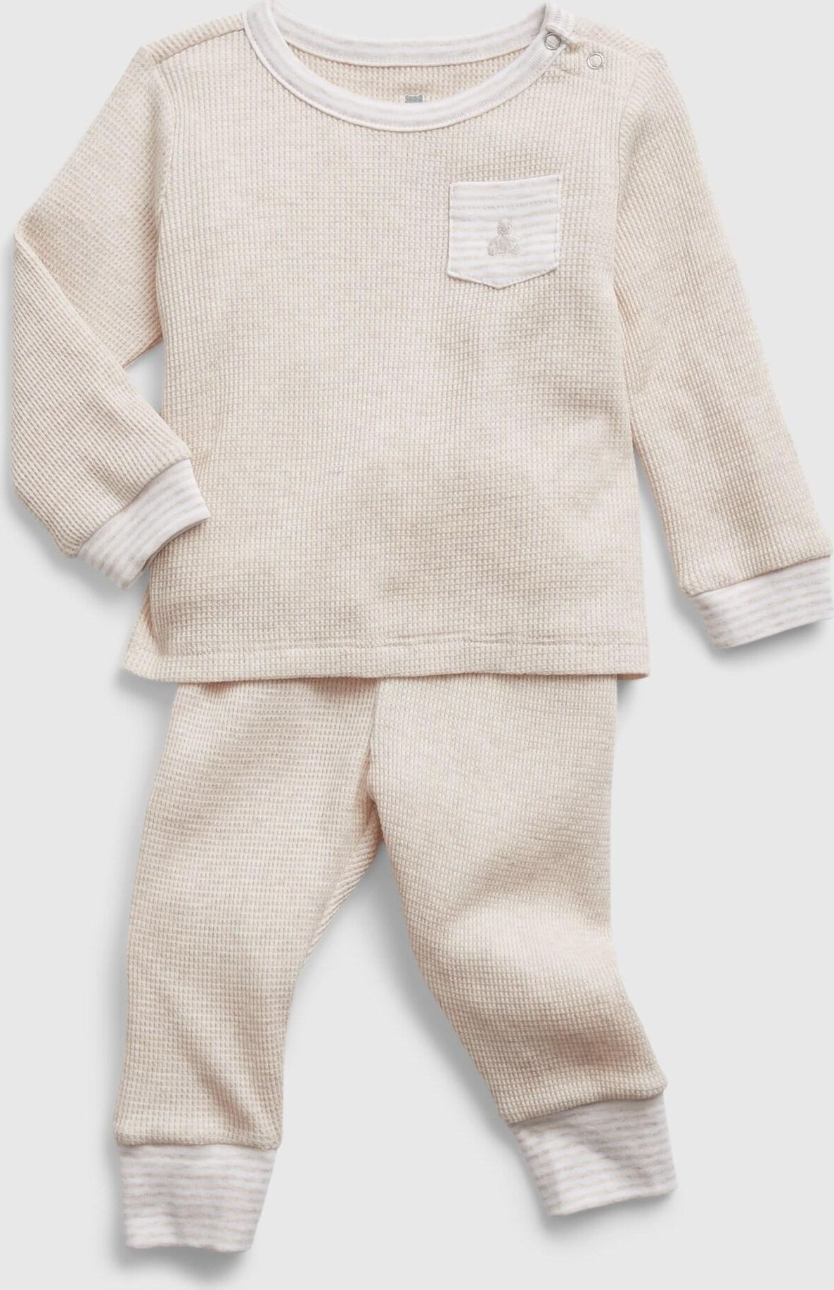 Smetanová klučičí souprava thermal set - 50-62 - obrázek 3