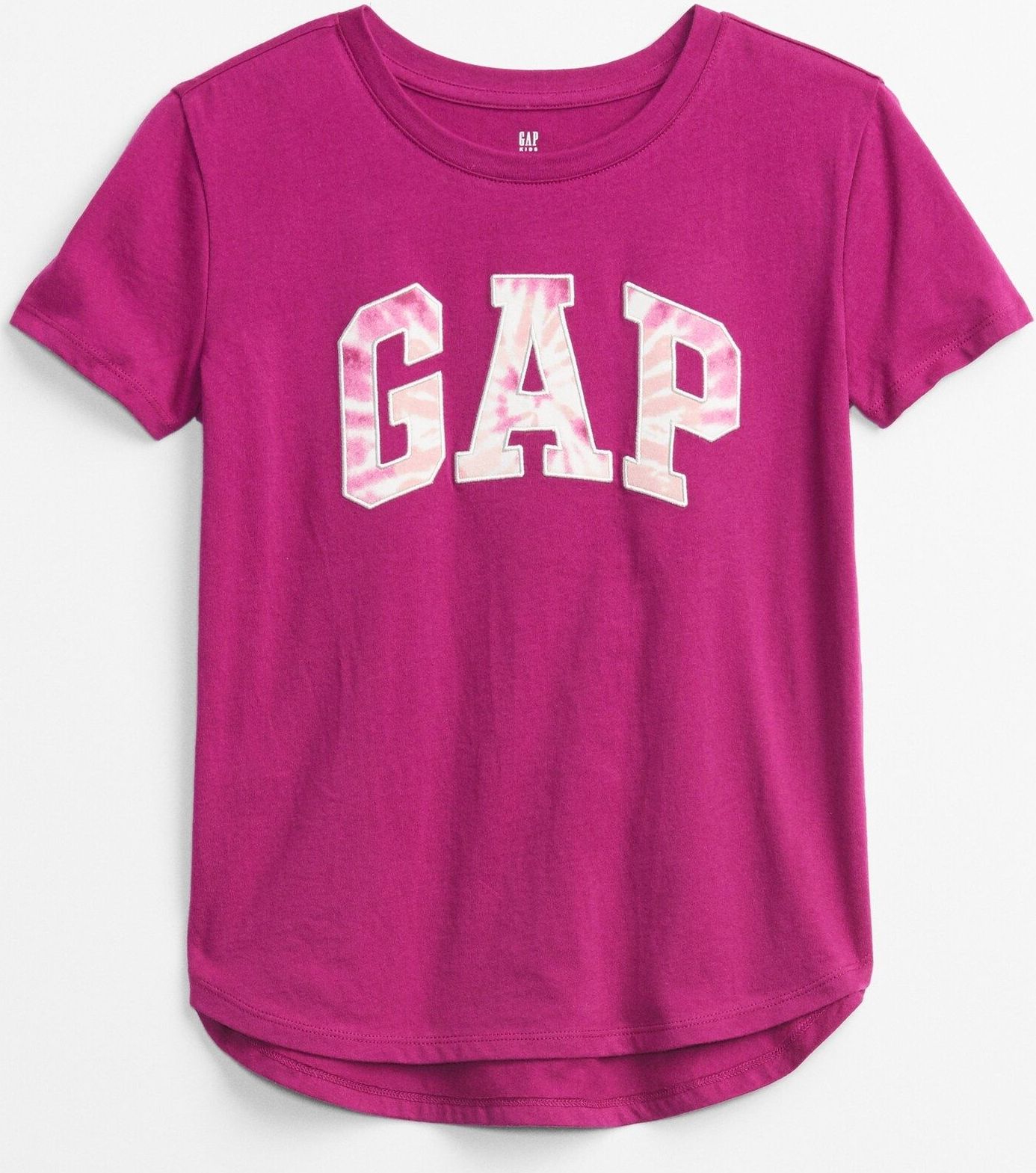 Fialové holčičí tričko GAP Logo flip graphic - 98-110 - obrázek 1